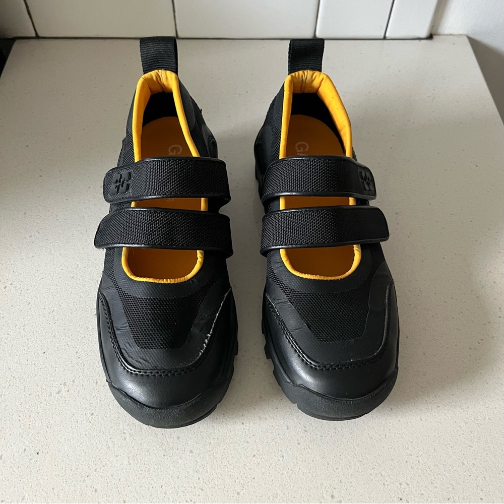 Ganni Vibram Performance Velcro Mary Jane Ballerinas - Picture 4 of 10